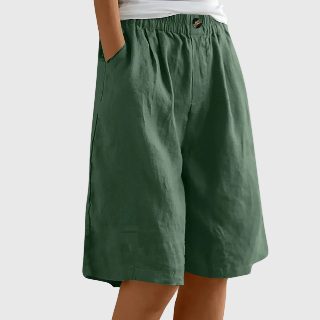 Ella | Wide-Leg Bermuda Shorts