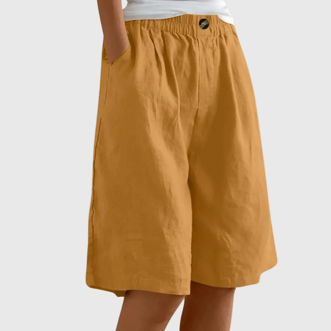 Ella | Wide-Leg Bermuda Shorts