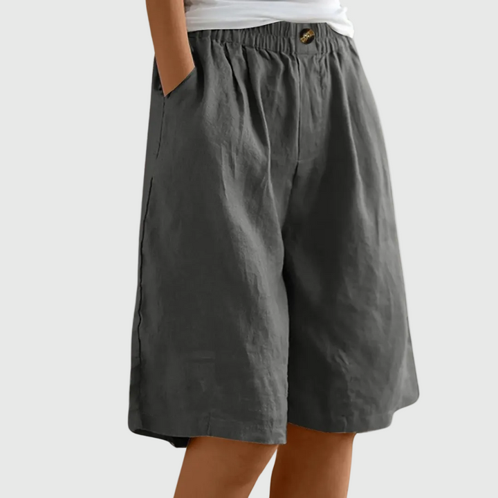 Ella | Wide-Leg Bermuda Shorts