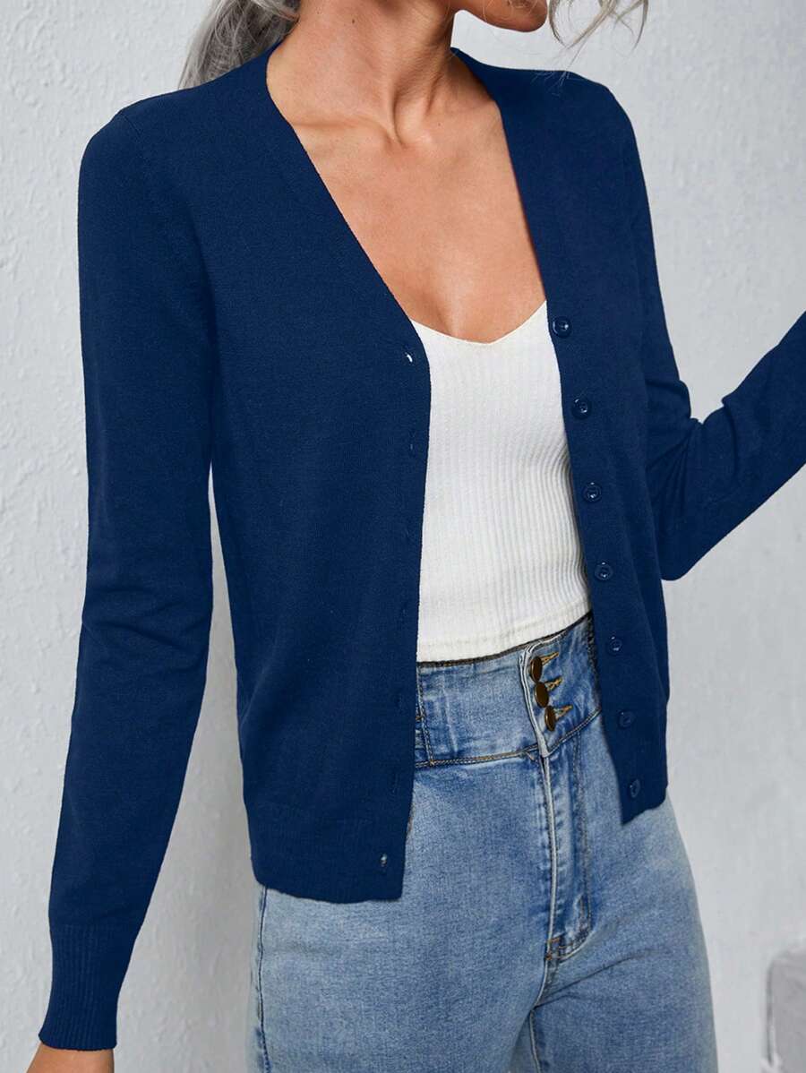 Layla Essential Loose-Fitting Tatted Cardigan