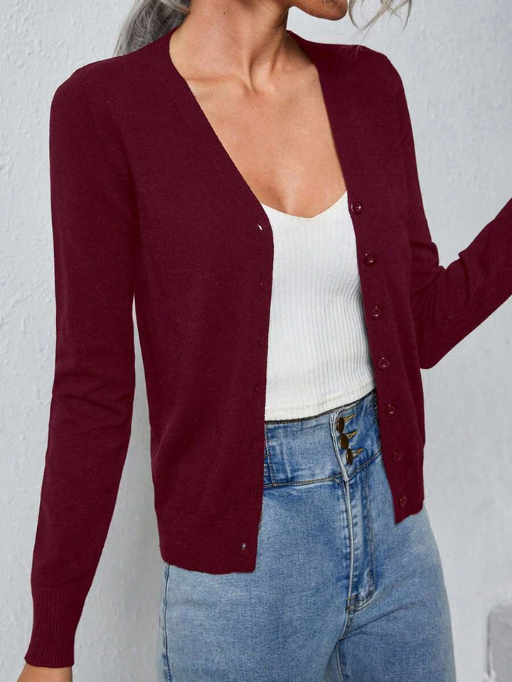 Layla Essential Loose-Fitting Tatted Cardigan