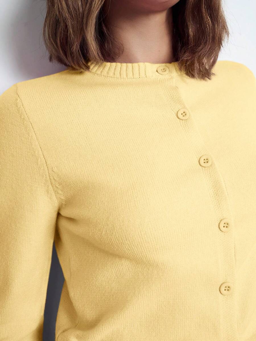 Harper Classic Button-Down Knit Cardigan