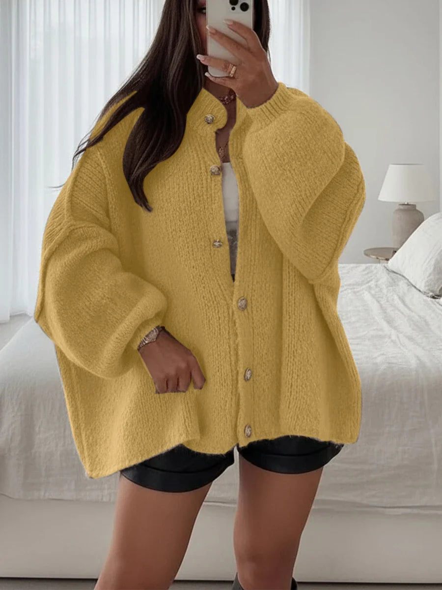 Grace Classic A-Straight Knit Cardigan