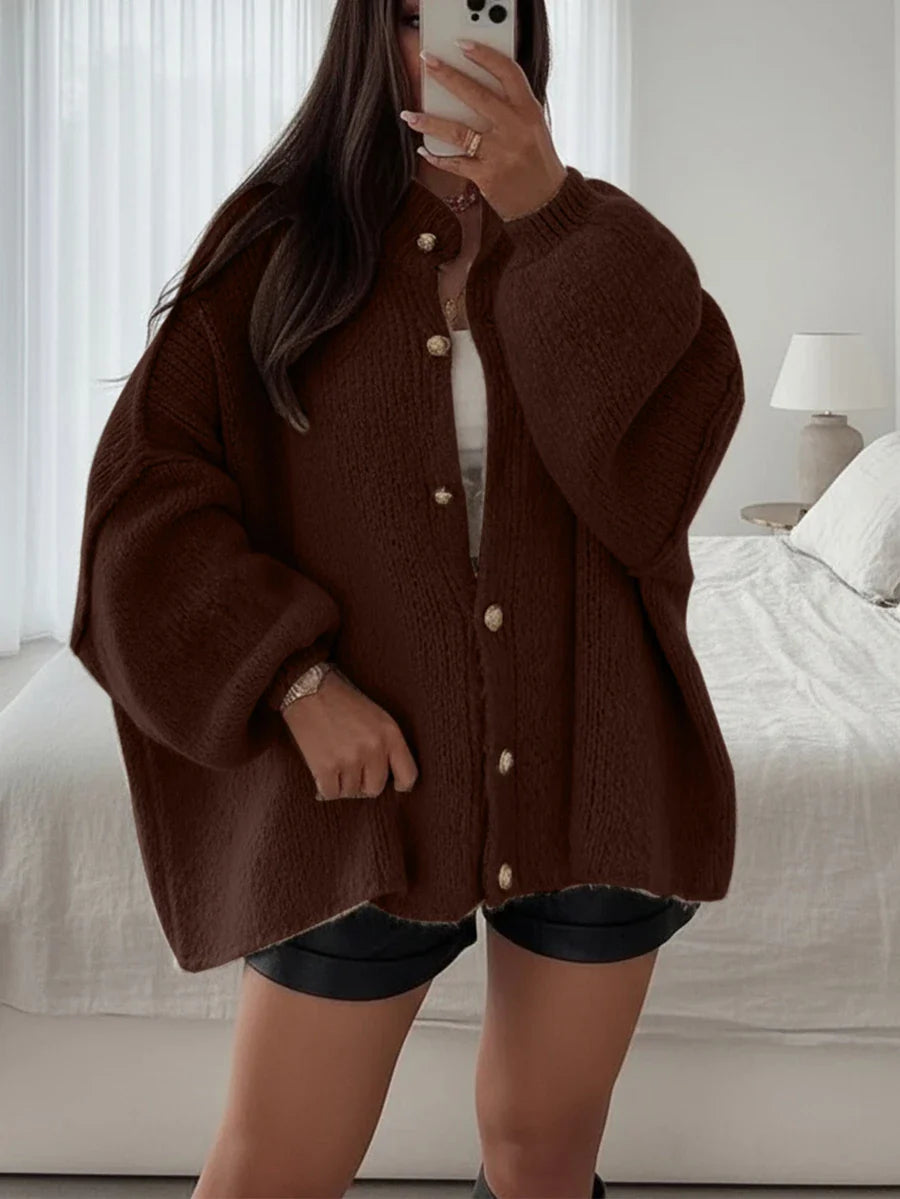 Grace Classic A-Straight Knit Cardigan