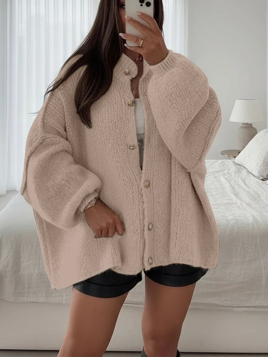 Grace Classic A-Straight Knit Cardigan
