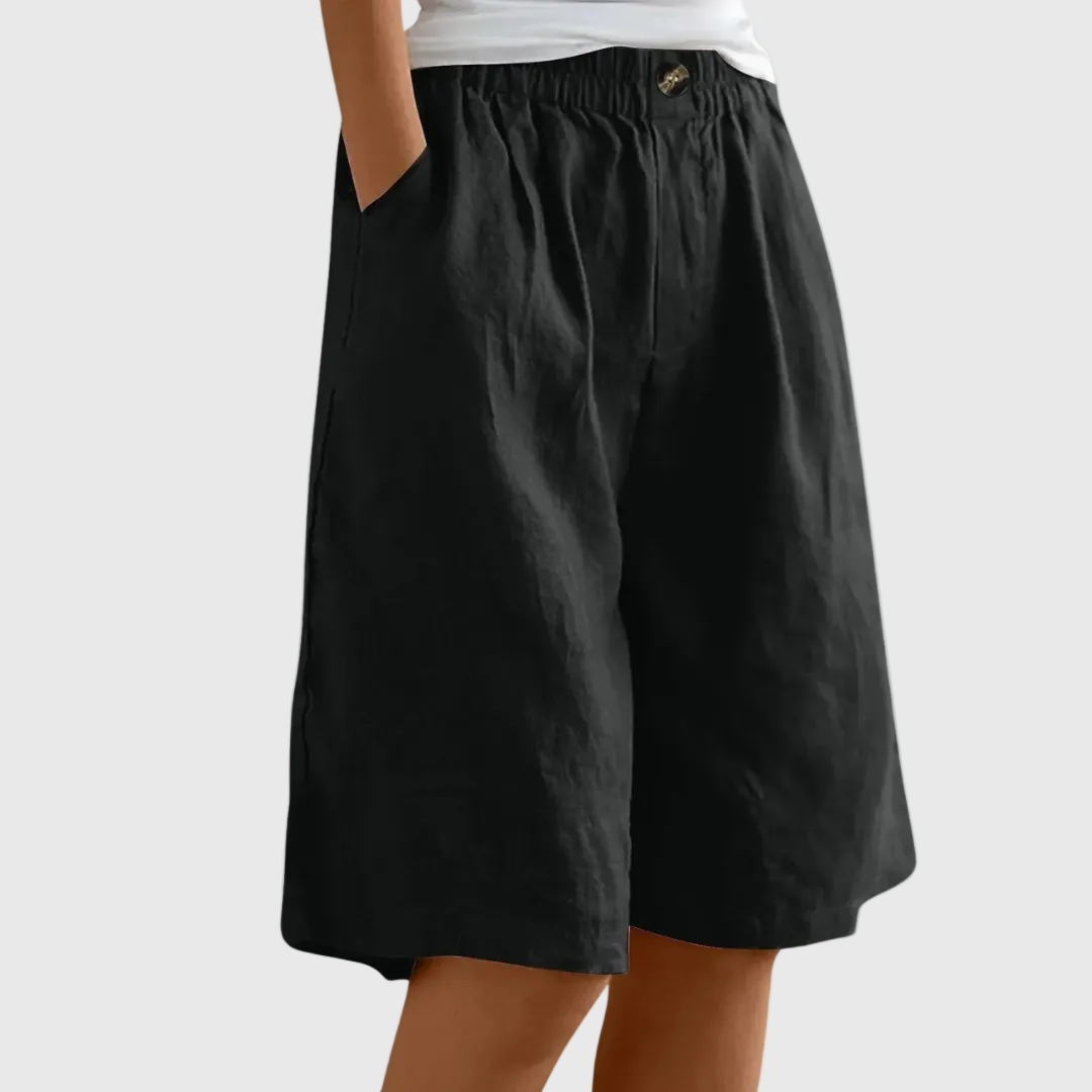 Ella | Wide-Leg Bermuda Shorts