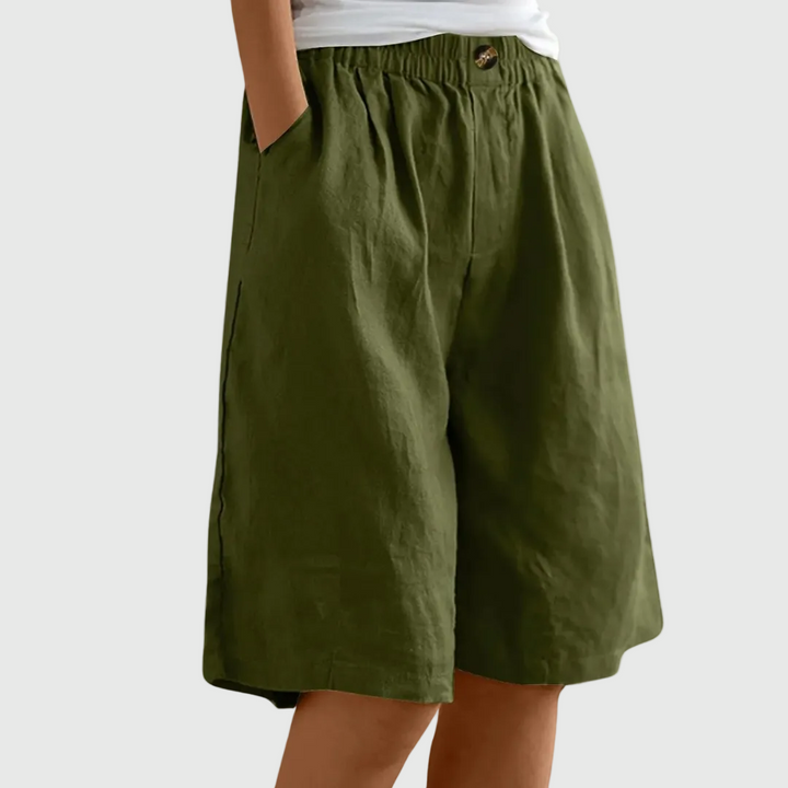 Ella | Wide-Leg Bermuda Shorts