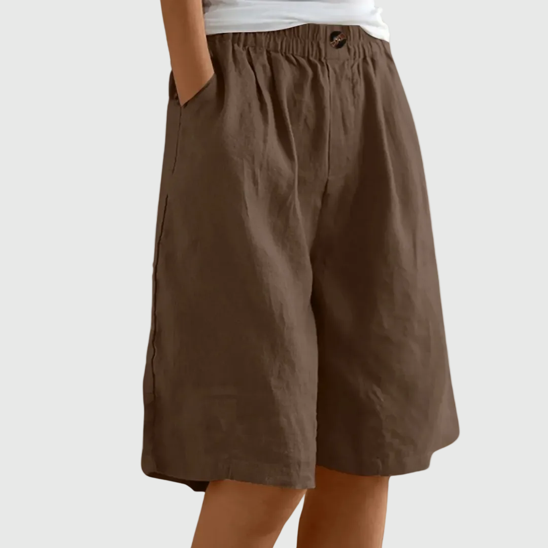 Ella | Wide-Leg Bermuda Shorts