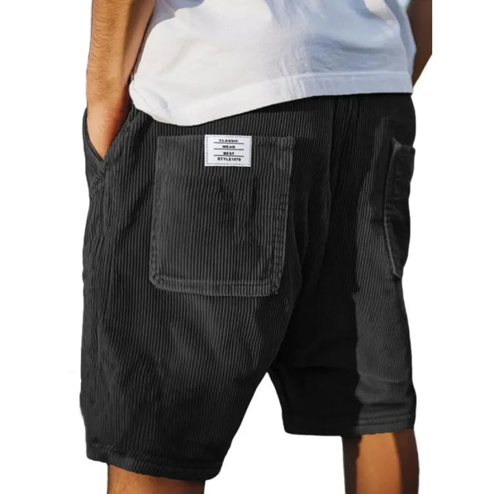 Victor | Ribbed Cargo Pocket Shorts