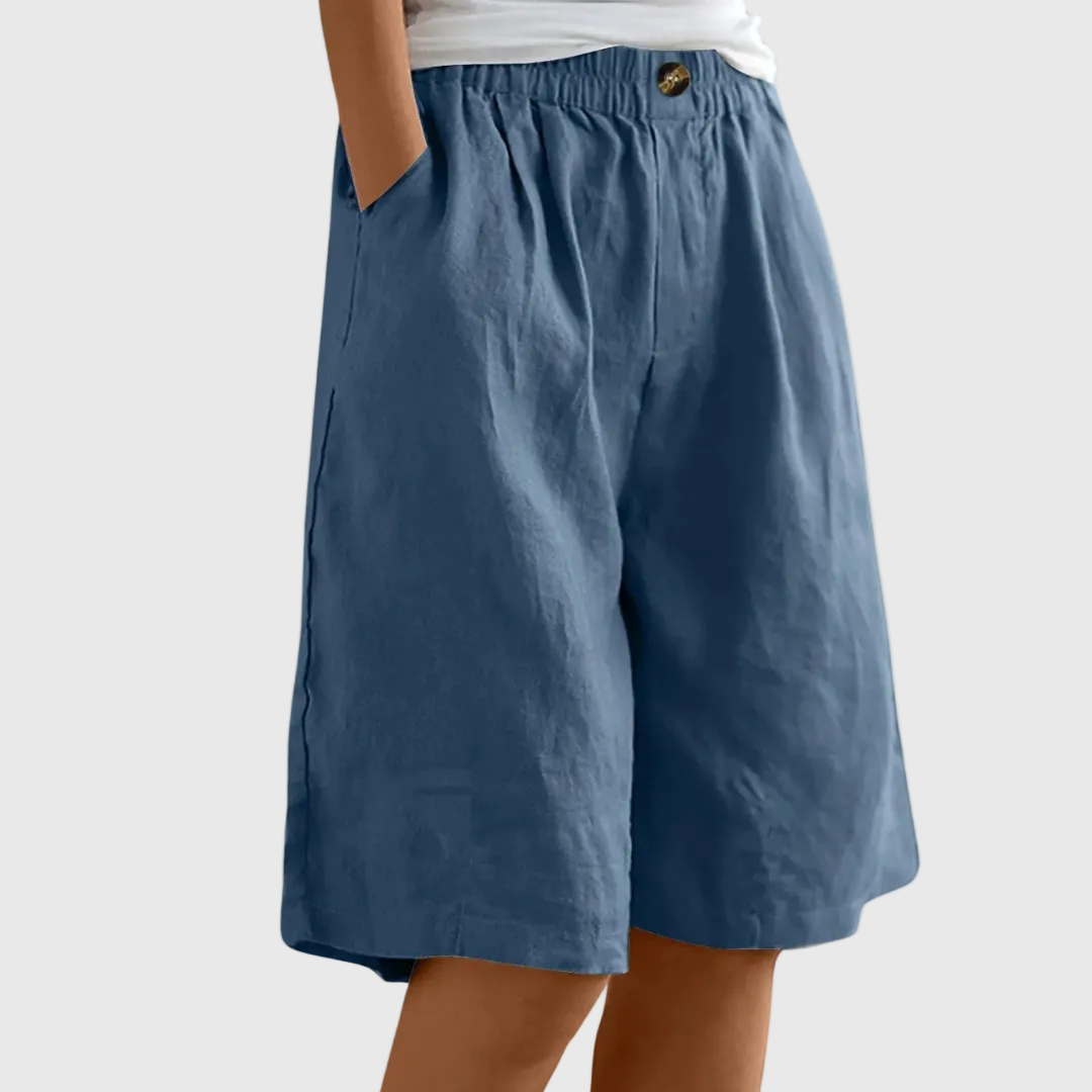 Ella | Wide-Leg Bermuda Shorts