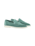 Portofino Suede Loafer – Men’s Emerald Suede Slip-On Shoe