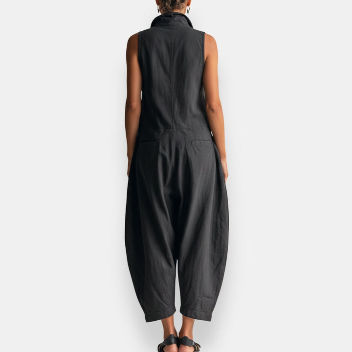 Maelis | Sleeveless Cargo Pocket Jumpsuit
