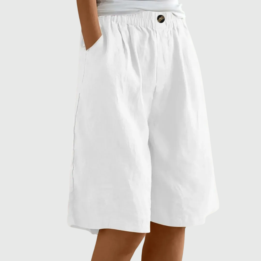 Ella | Wide-Leg Bermuda Shorts