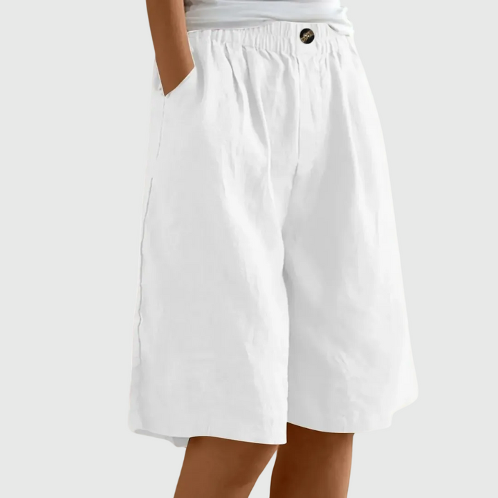Ella | Wide-Leg Bermuda Shorts