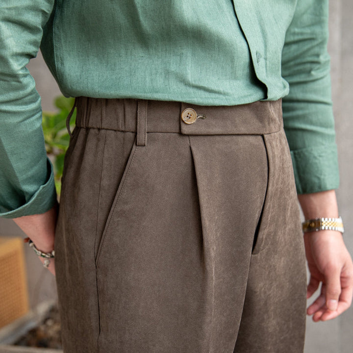 Corniglia Velvet Soft Touch Trousers
