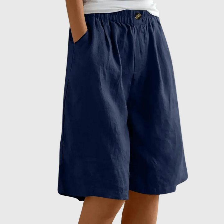 Ella | Wide-Leg Bermuda Shorts