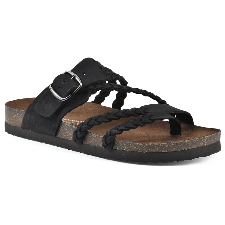 Lucia | Braided Toe-Loop Cork Sandal