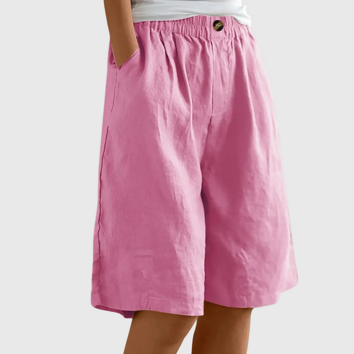 Ella | Wide-Leg Bermuda Shorts