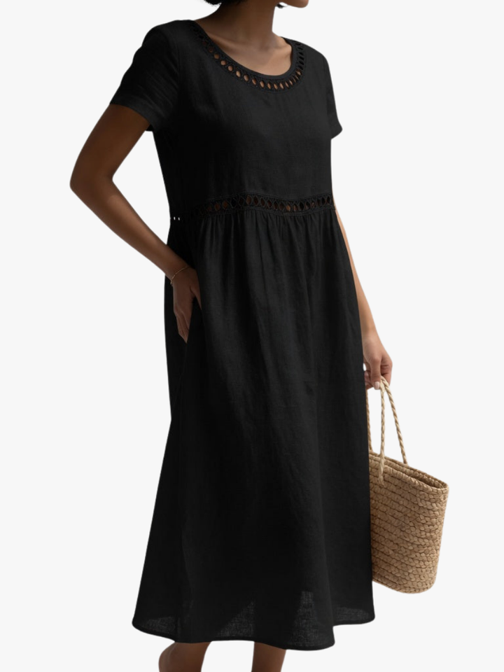 Keira | Women's Embroidered Midi Dress