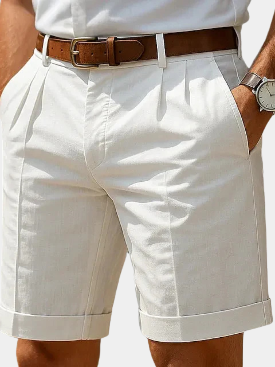 Andrew | Men's Pleated Summer Shorts