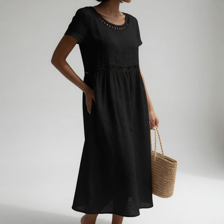 Keira | Women's Embroidered Midi Dress