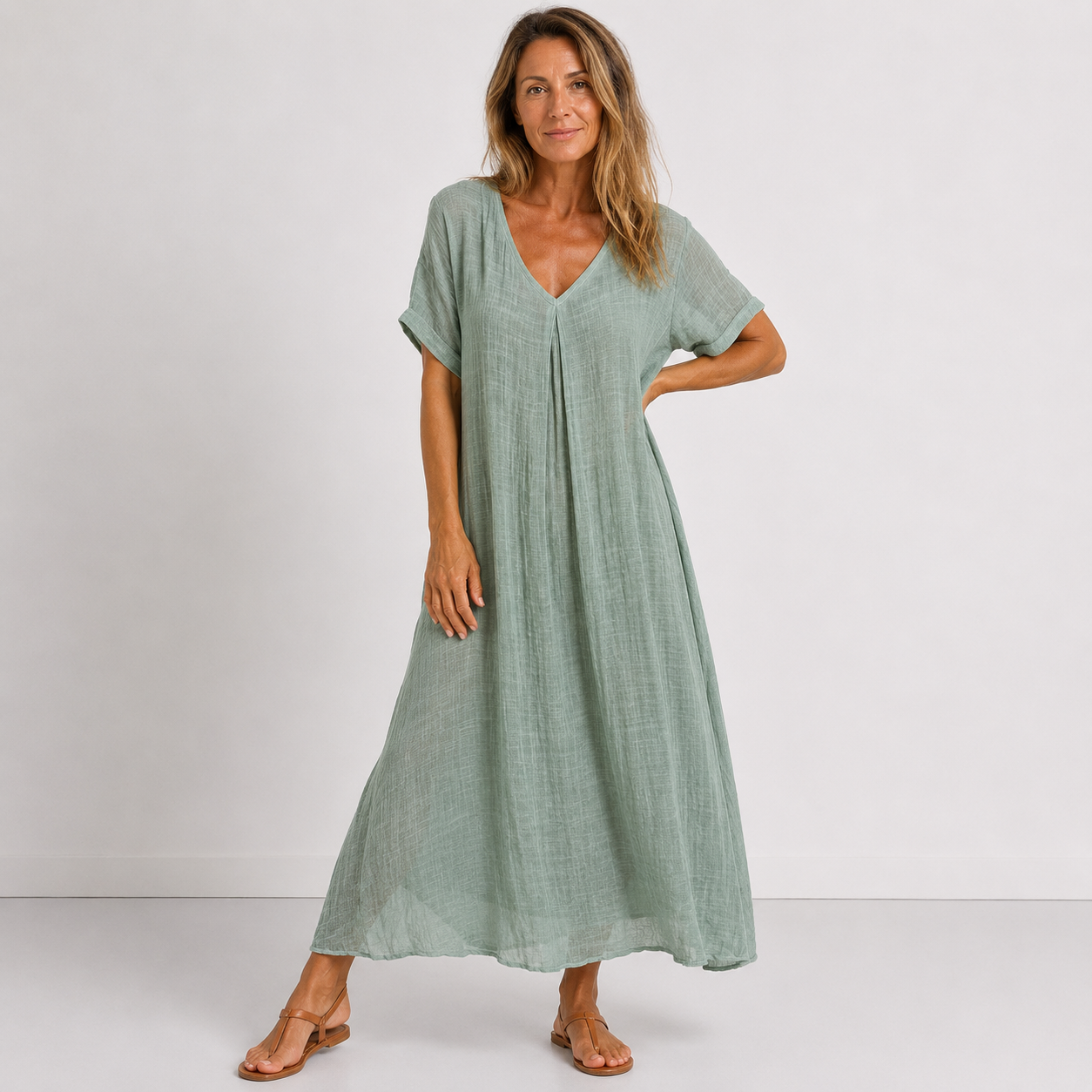 Violetta | Flowing Everyday Midi Dress