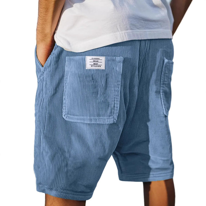 Victor | Ribbed Cargo Pocket Shorts