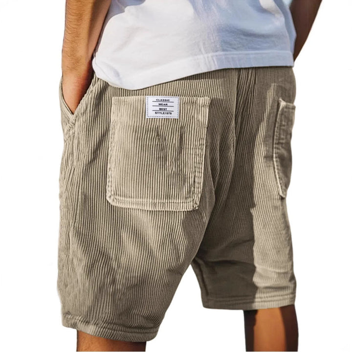 Victor | Ribbed Cargo Pocket Shorts