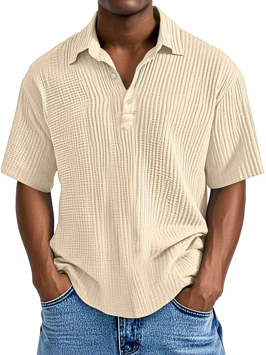 Erik | Textured Polo Shirt