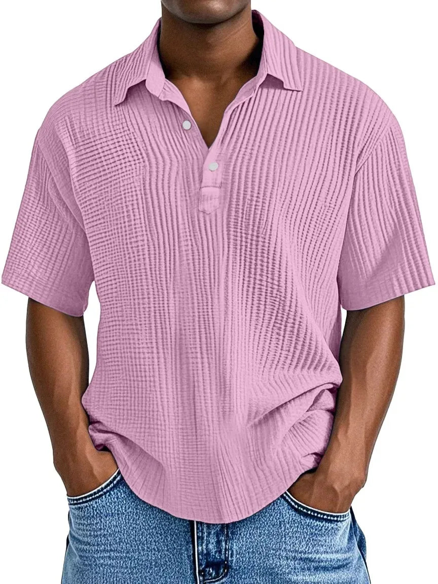 Erik | Textured Polo Shirt
