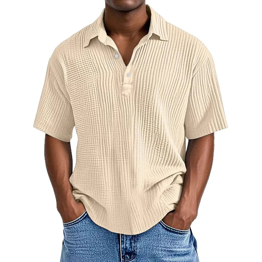 Erik | Textured Polo Shirt