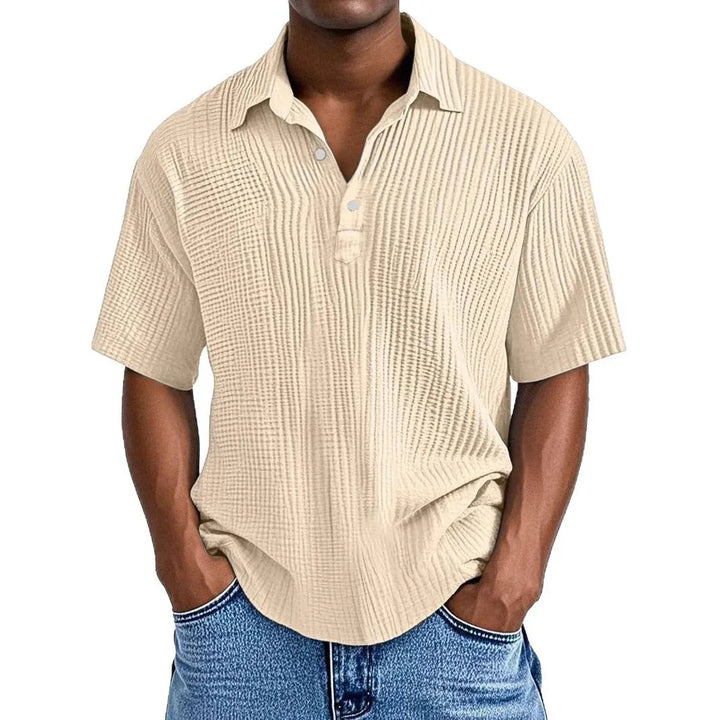 Erik | Textured Polo Shirt