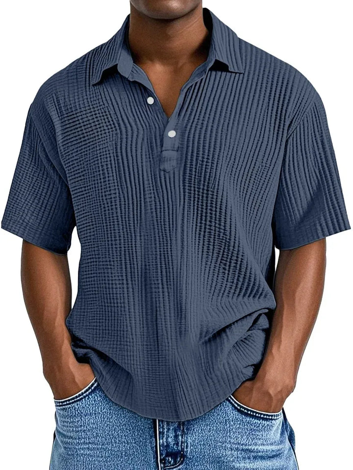 Erik | Textured Polo Shirt