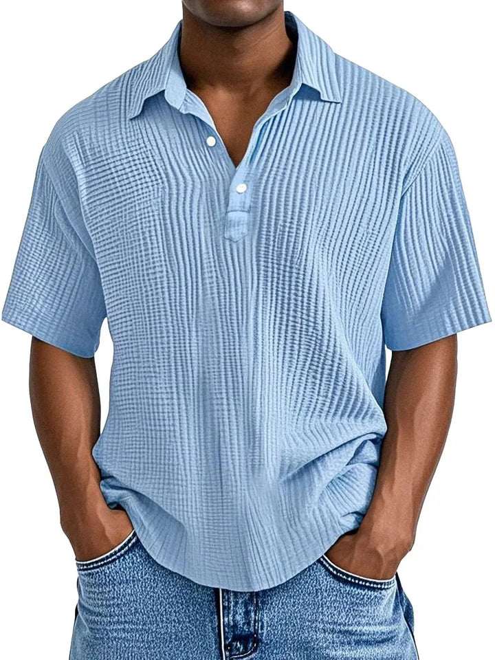 Erik | Textured Polo Shirt