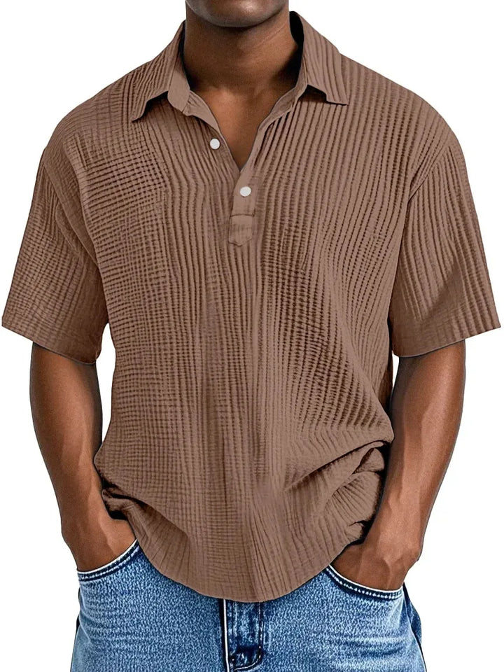 Erik | Textured Polo Shirt