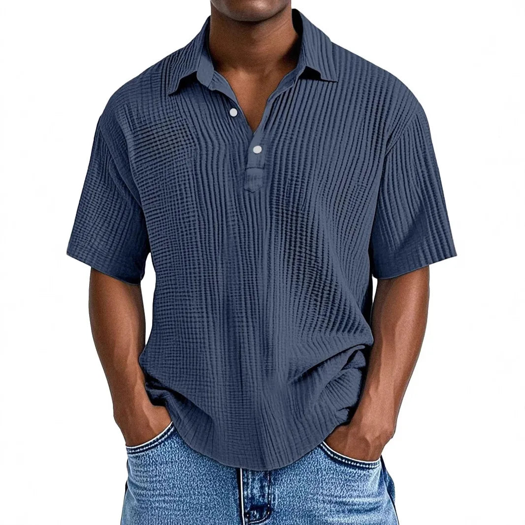 Erik | Textured Polo Shirt