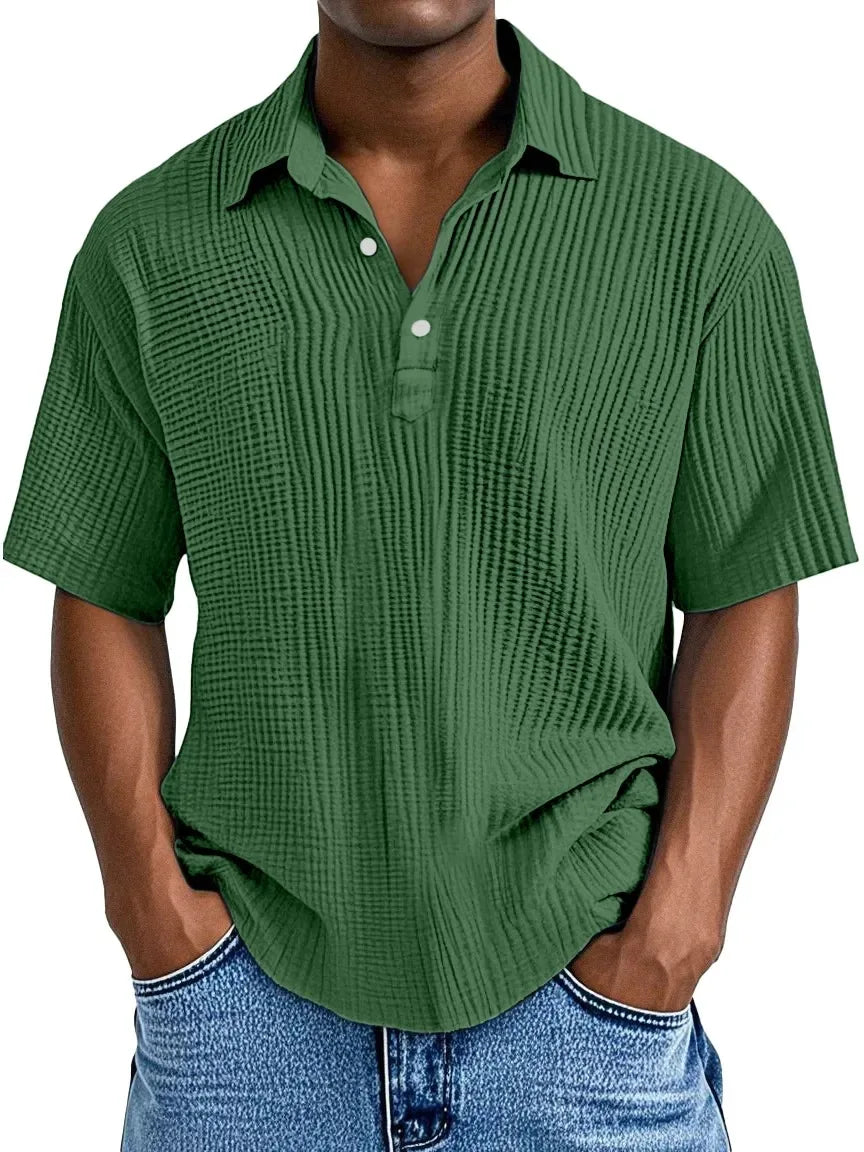 Erik | Textured Polo Shirt