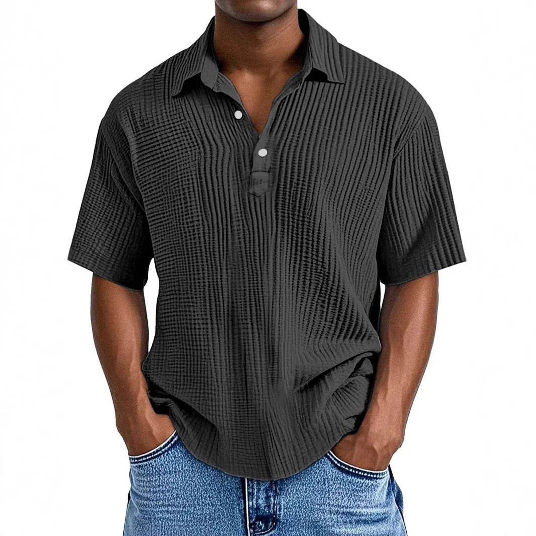 Erik | Textured Polo Shirt