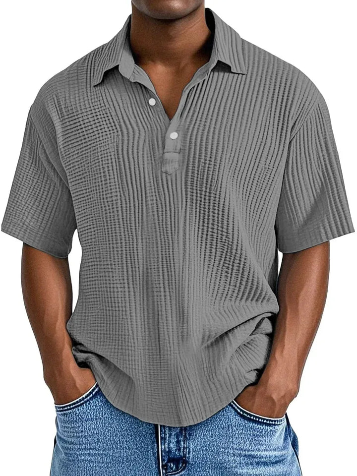 Erik | Textured Polo Shirt