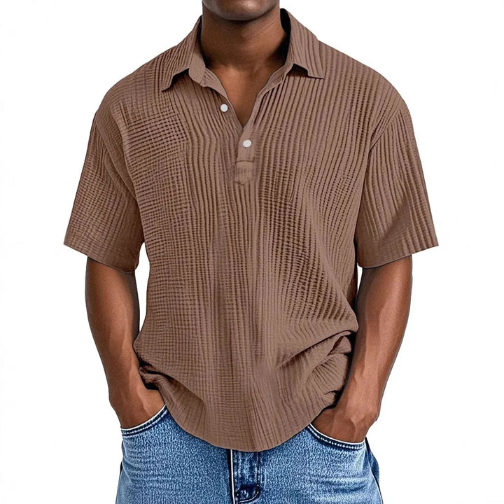 Erik | Textured Polo Shirt