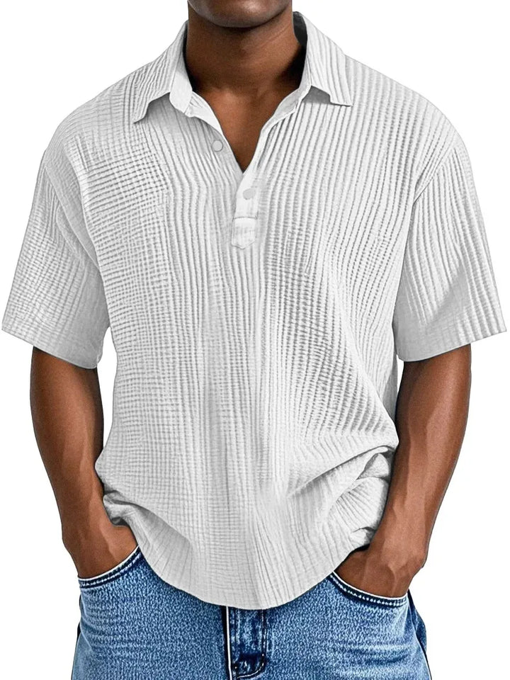 Erik | Textured Polo Shirt