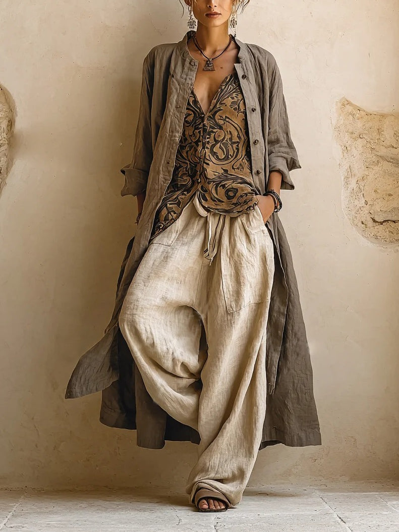 Florence | Linen-Blend Co-Ord Set