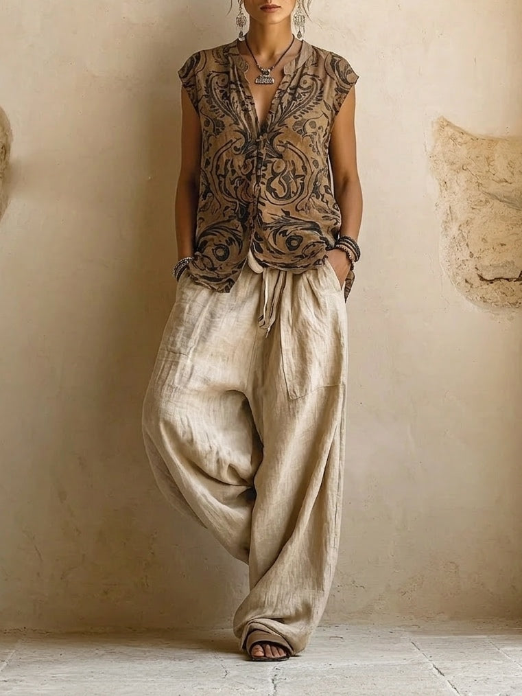 Florence | Linen-Blend Co-Ord Set