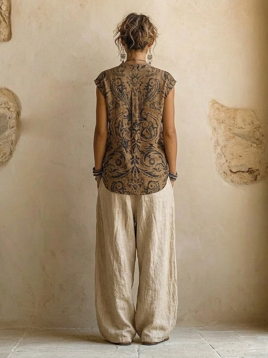 Florence | Linen-Blend Co-Ord Set