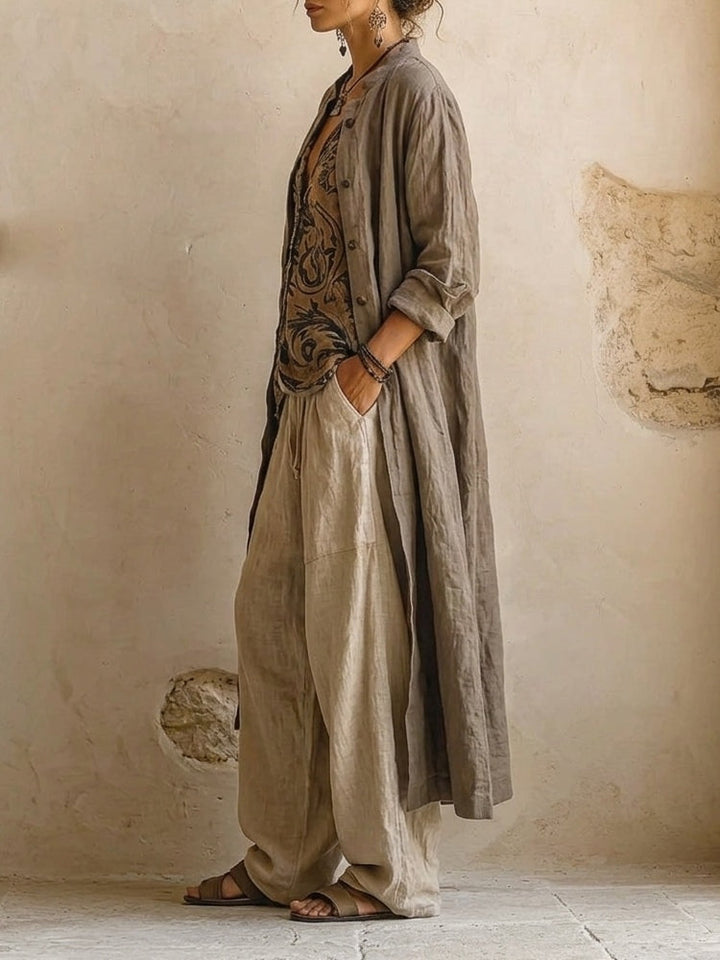Florence | Linen-Blend Co-Ord Set