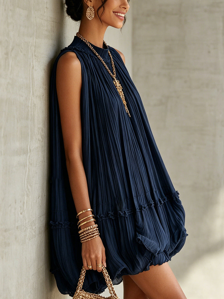 Tara | Pleated Mini Dress
