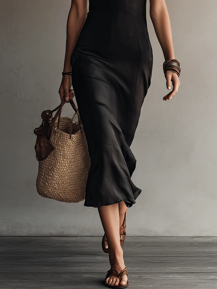 Adri |Trim Midi Dress