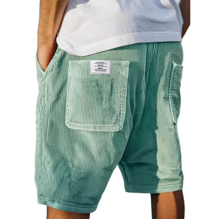 Victor | Ribbed Cargo Pocket Shorts