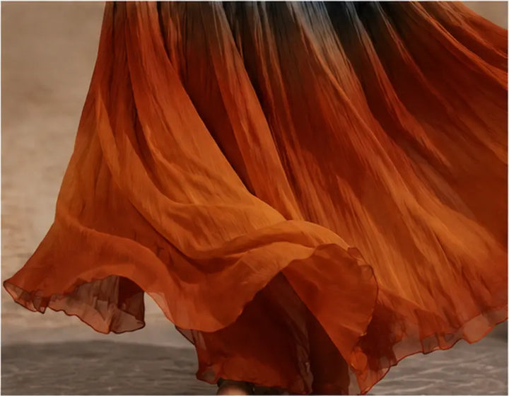 Paula | Halter Neck Ombre Maxi Dress