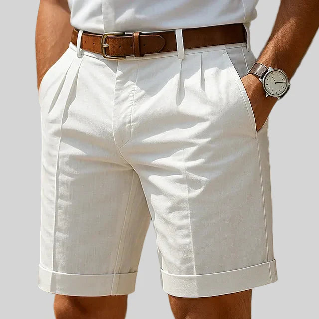 Andrew | Men's Pleated Summer Shorts
